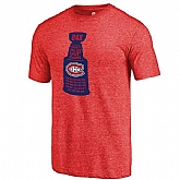 Montreal Canadiens Fanatics Branded Victor Tri Blend T-Shirt